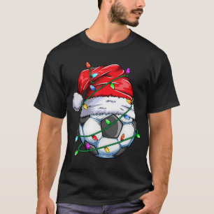 T-shirt Père Noël Soccer Ball Sports Design - Soccer de No