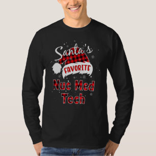 T-shirt Père Noël Technologue en médecine nucléaire favori