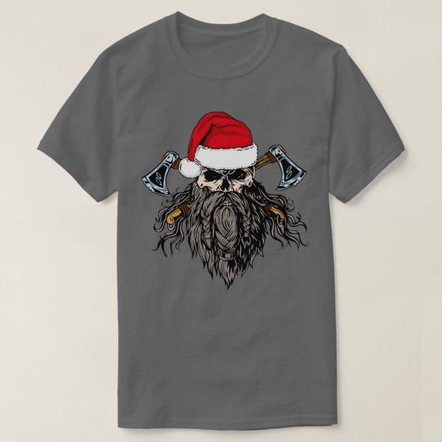 T-shirt Père Noël Vikings (Design devant)