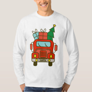 T-shirt Père Noël vue de devant Joyeux Noël
