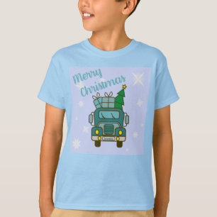 T-shirt Père Noël vue de devant Joyeux Noël