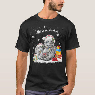 T-shirt Père Noël White Tigre Père Noël