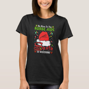 T-shirt Père Noël Xmas Pajamas Soyez Gentils Avec L'Infirm