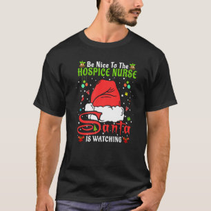 T-shirt Père Noël Xmas Pajamas Soyez Gentils Avec L'Infirm