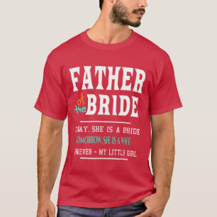 T-shirt Père Ofhe Mariée drôle