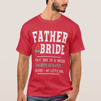 T-shirt Père Ofhe Mariée drôle