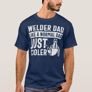 T-SHIRT PÈRE PLUS ÂGÉ COMME UN PÈRE NORMAL JUSTE GLACIÈRE