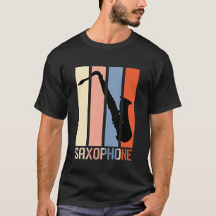 T-shirt Père saxophone mignon