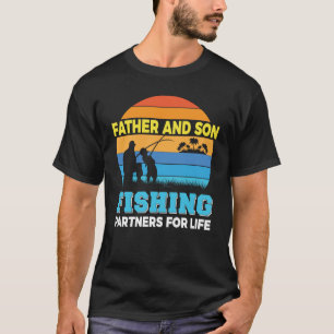 T-shirt Père Son partenaires de pêche Pêcheur Fisher Papa