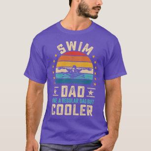 T-shirt Père Swimmer nager papa comme un papa régulier mai