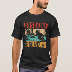 T-shirt Père's Day Mari Papa DJ Legend DJ Disque Jockey