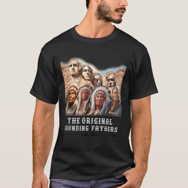 T-shirt Pères fondateurs originels Autochtones Américains (Devant)