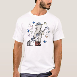 T-shirt Performance de chat rock star