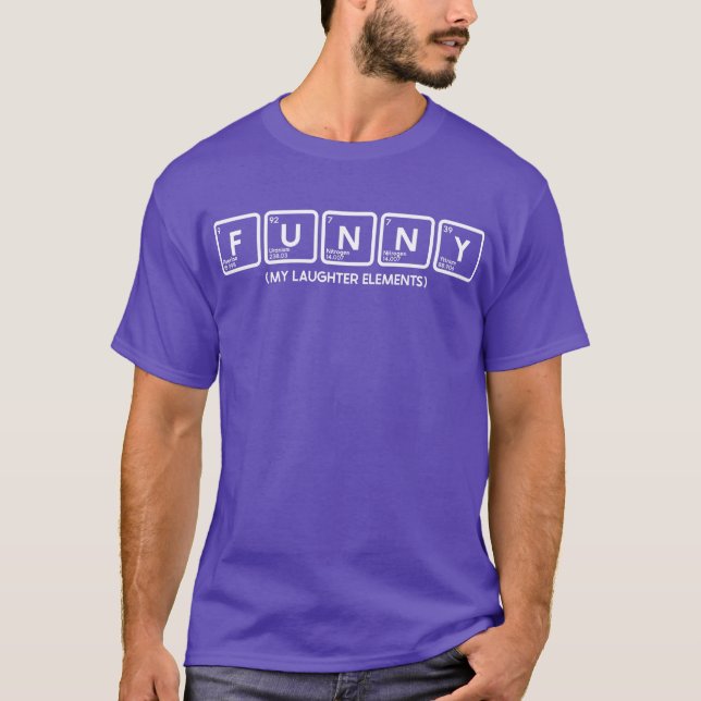 T-shirt Periodic Funny (Devant)