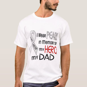 T-shirt Perle dans la mémoire de mon cancer de poumon de