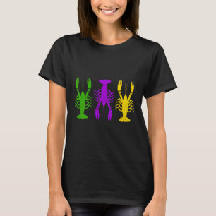 T-shirt Perle de Mardi Gras en forme de Jester d'écrevisse