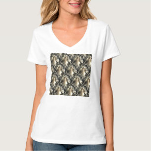 T-shirt Perles dorées