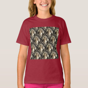 T-shirt Perles dorées