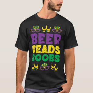 T-shirt Perles drôle Louisiana Nola Mardi Gras Hommes Les