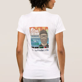 T-shirt Permastoked + surfradar.info, femmes