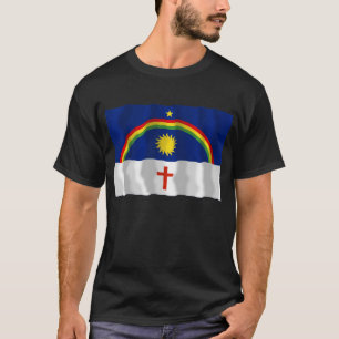 T-shirt Pernambuco, drapeau de ondulation du Brésil