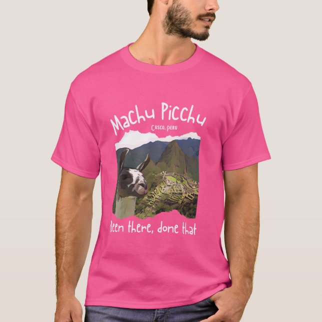 T-shirt Pérou Cusco Llama Souvenir Machu Picchu (Devant)