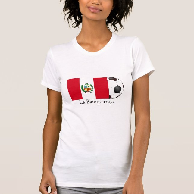T-shirt Pérou La Blanquirroja (Devant)