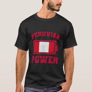 T-shirt Pérou Perãº Drapeau péruvien Fier Peruano Peruana 