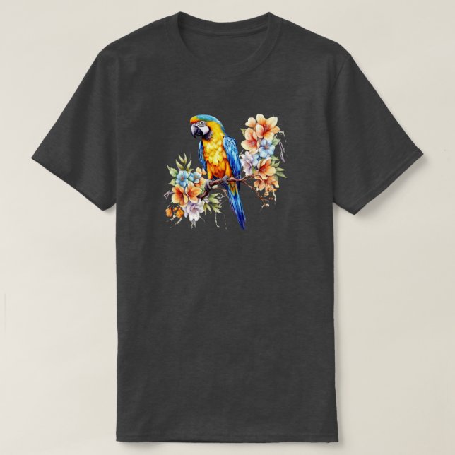 T-shirt perroquet (Design devant)