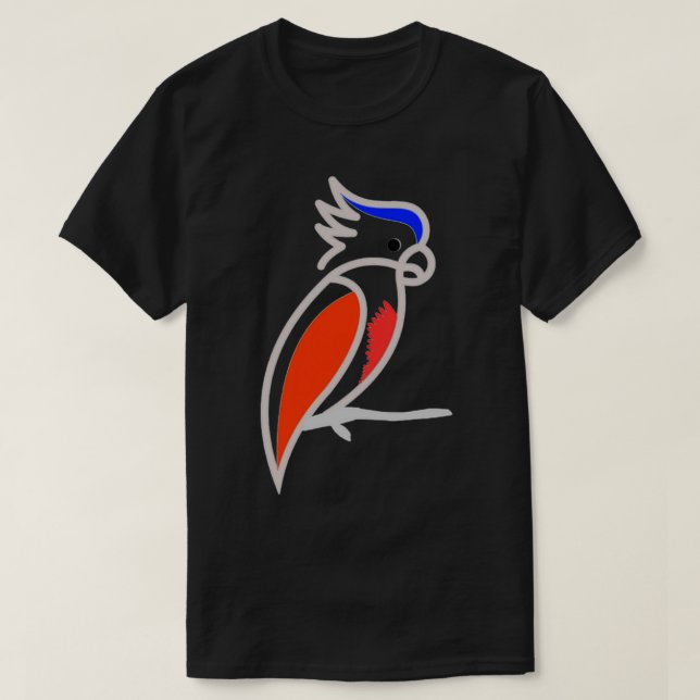 T-shirt Perroquet 85 2 (Design devant)
