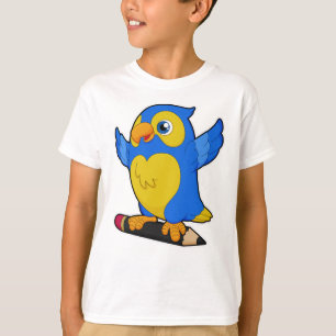 T-shirt Perroquet au crayon