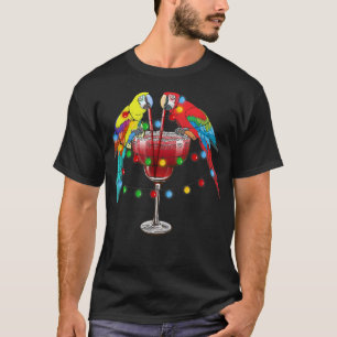 T-shirt Perroquet aux lumières des fées Vacances plage tro