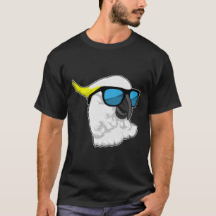 T-shirt Perroquet avec lunettes de soleil