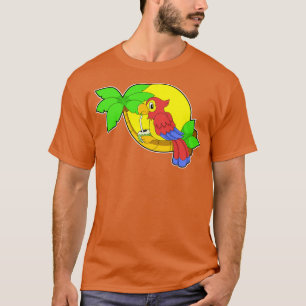 T-shirt Perroquet avec noix de coco