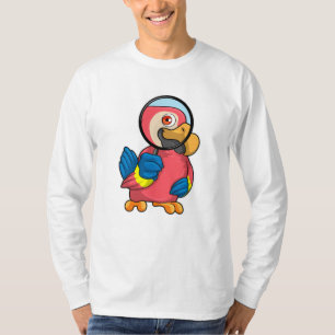 T-shirt Perroquet avec verre de nivellement