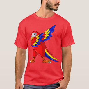 T-shirt Perroquet Dabbing Parakeet Tiel Quarrion Cockatoo 