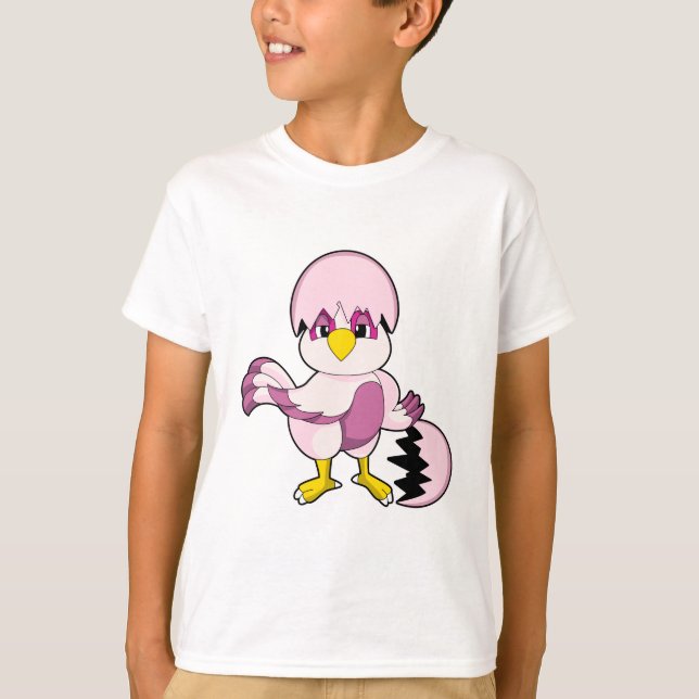 T-shirt Perroquet dans Oeuf avec Eggshell.PNG (Devant)