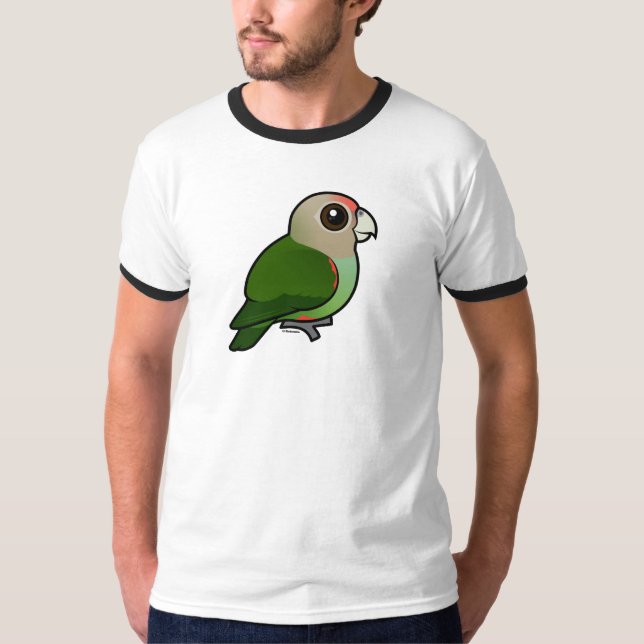 T-shirt Perroquet de cap de Birdorable (Devant)