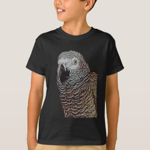 T-shirt Perroquet de gris africain