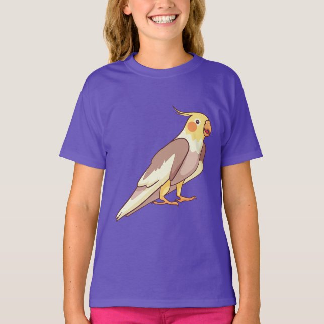 T-shirt Perroquet d'oiseaux Cockatiel (Devant)