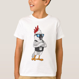 T-shirt Perroquet en tant que musicien avec lunettes de so