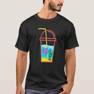 T-shirt Perroquet en thé à bulles Aquariophilie Poisson bo
