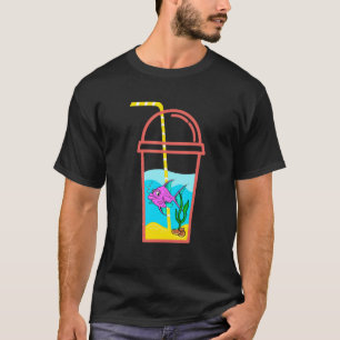 T-shirt Perroquet en thé à bulles Aquariophilie Poisson bo