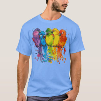 T-shirt perroquet enfants perroquet fille perroquet amoure