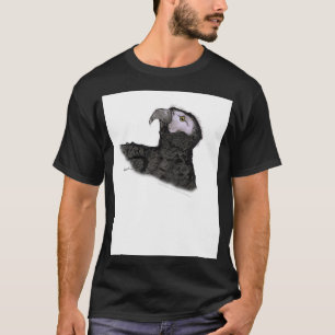 T-shirt perroquet gris africain