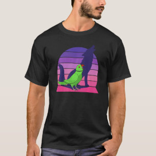 T-shirt Perroquet Je hurle Loup Je hurle Rin Indien Vert