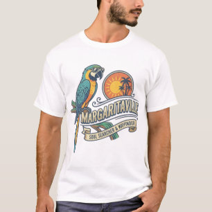 T-shirt Perroquet Margaritaville Jimmy Buffett 