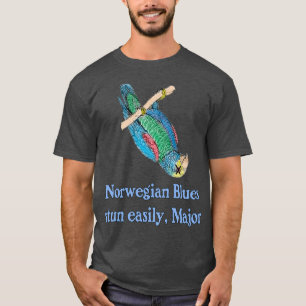 T-shirt Perroquet Mort Norwegian Blues Stun Facilement Maj