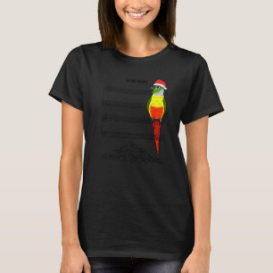 T-shirt Perroquet musicien I Nuit silencieuse I Conure à j