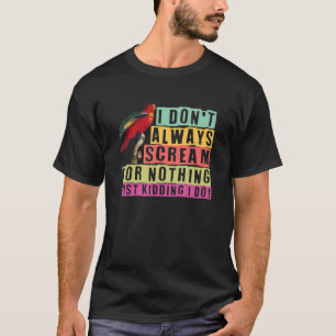 T-shirt perroquet oiseau citation papa maman 3